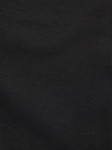 Jersey Interlock Zip Funnel Sweat in Black