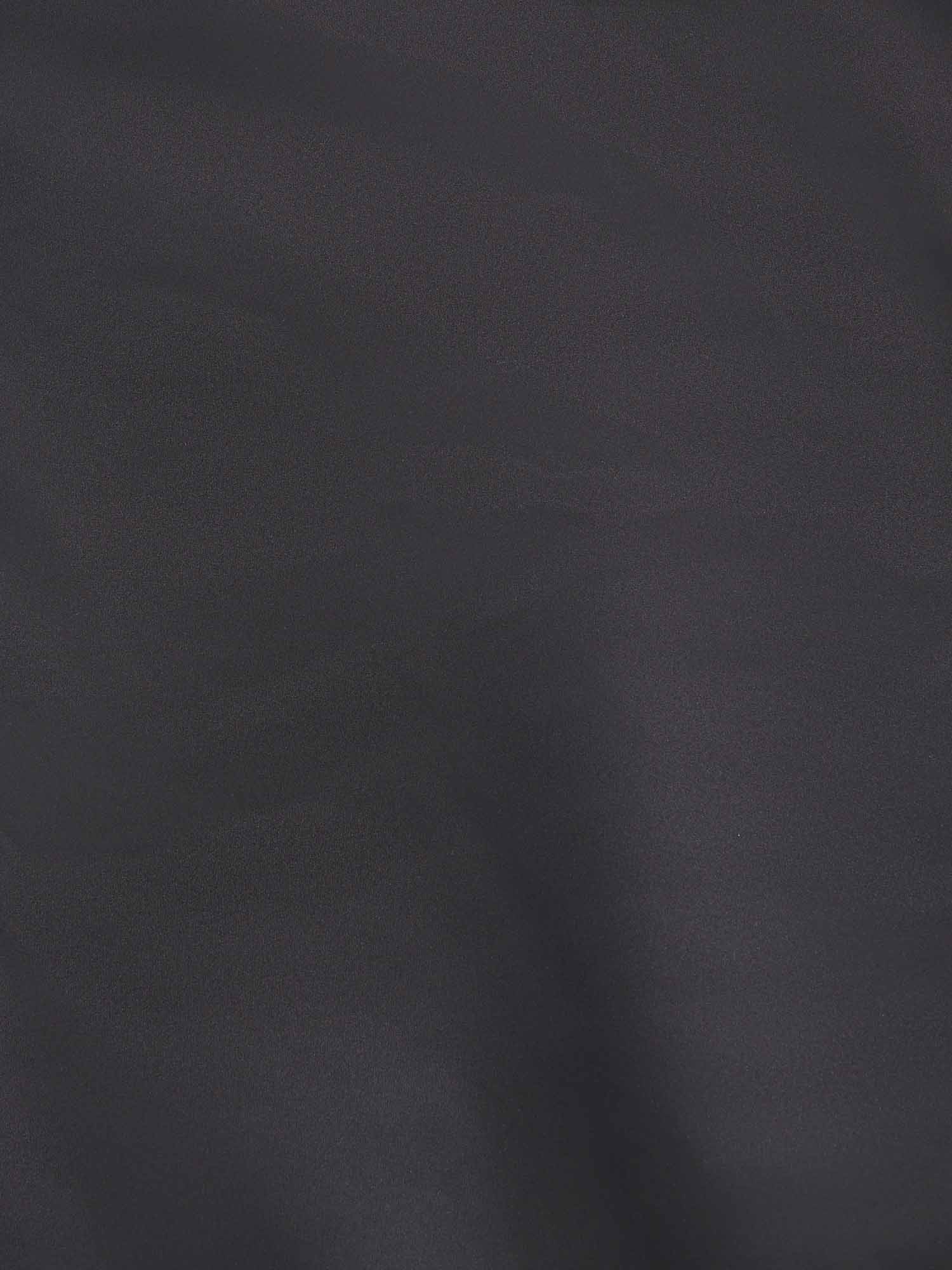 Light Padded Collar Bomber Jacket in Black