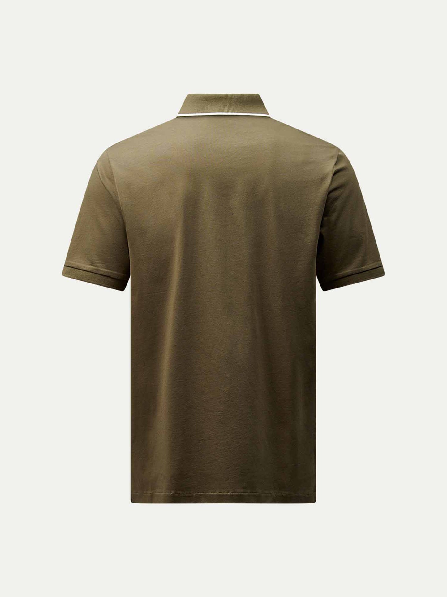 Mercerised Cotton Tipped Polo Shirt Sea Turtle