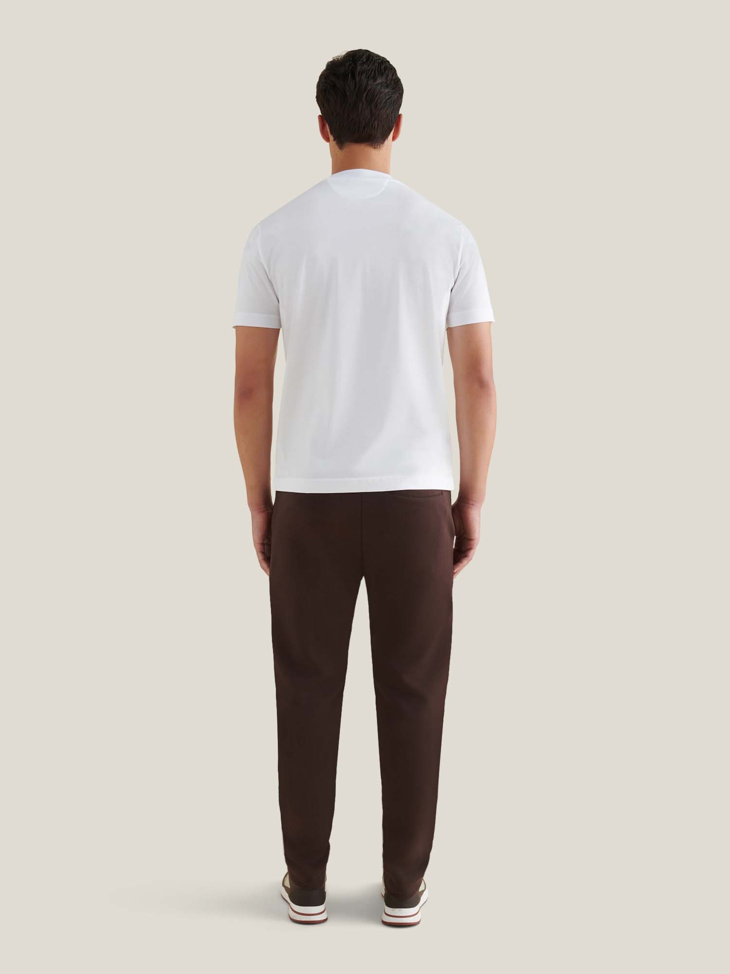Mercerised Cotton T-Shirt Bright White