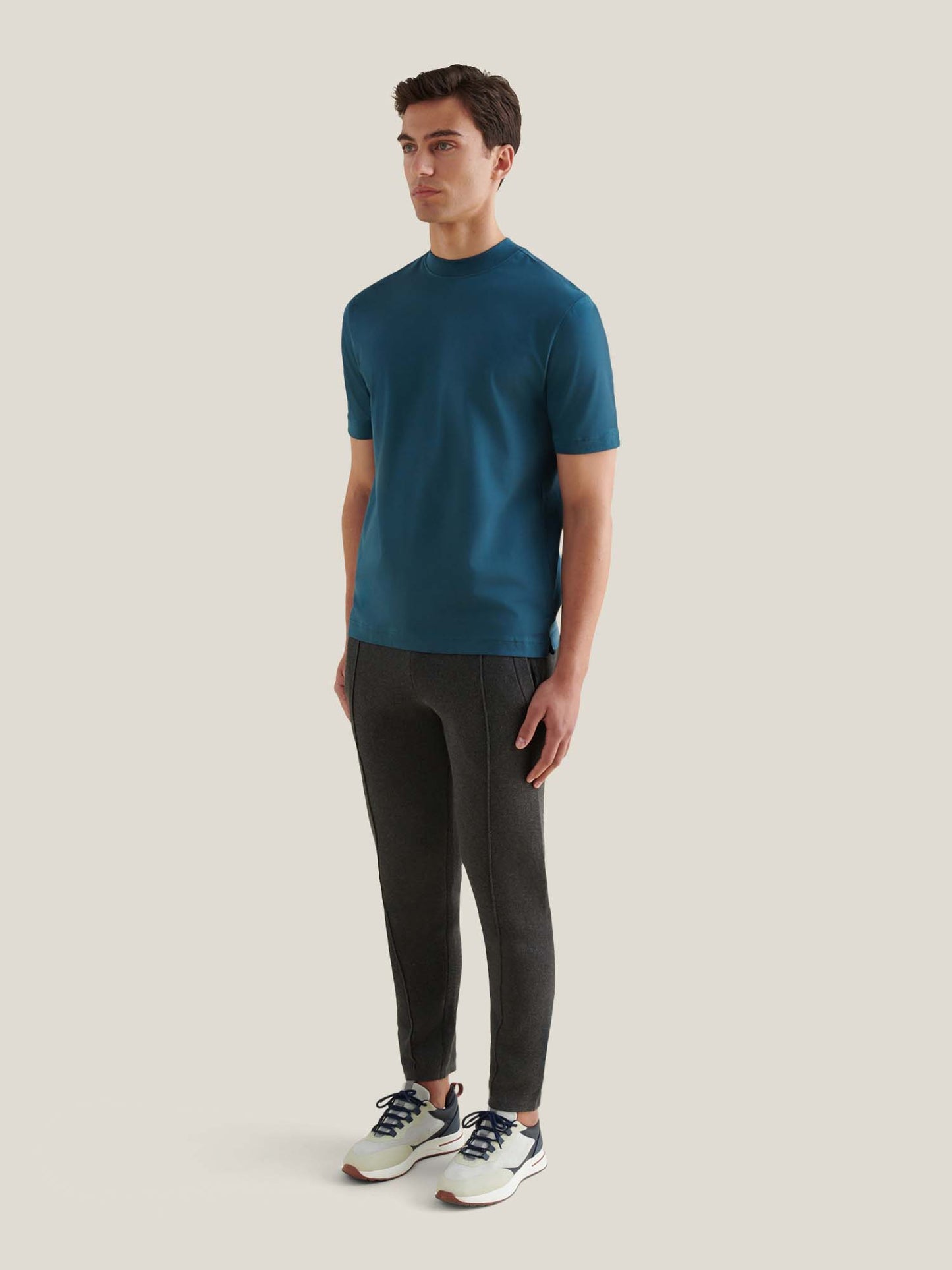 Mercerised Cotton T-Shirt Stargazer