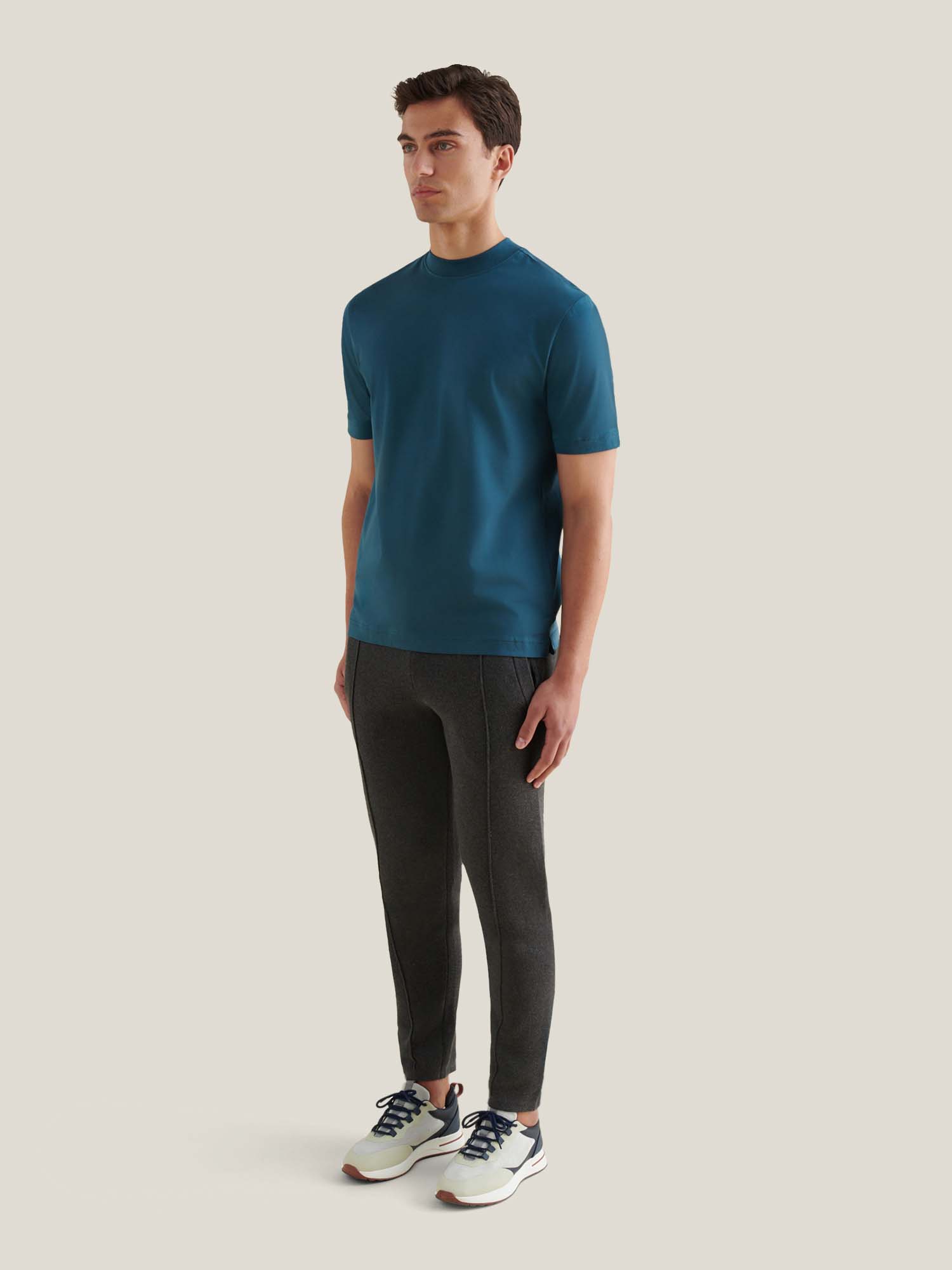Mercerised Cotton T-Shirt Stargazer