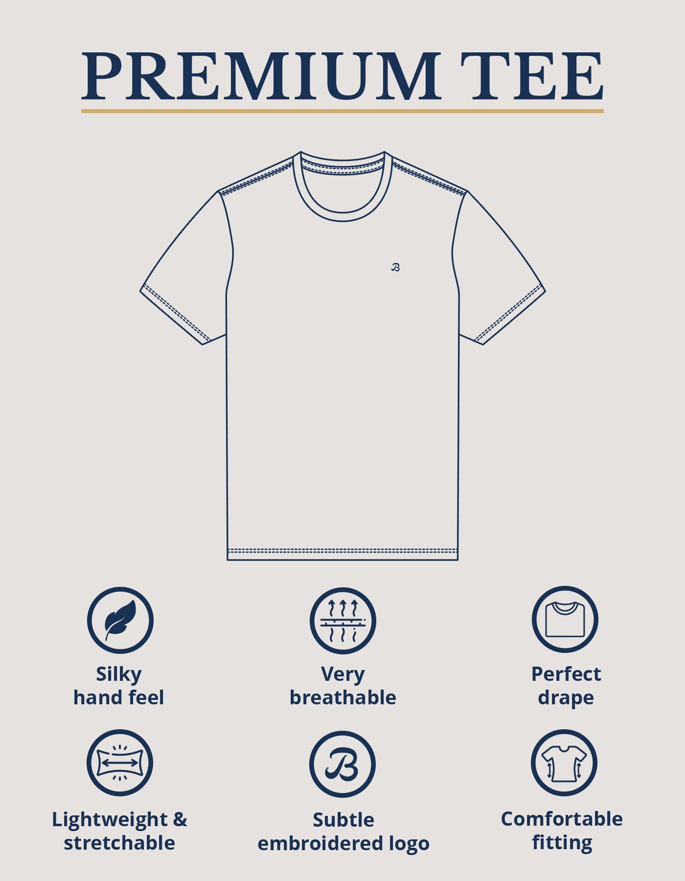Premium Cotton T-Shirt - Black