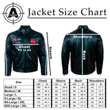 LSS3 Men's Racing Biker Jacket - Black