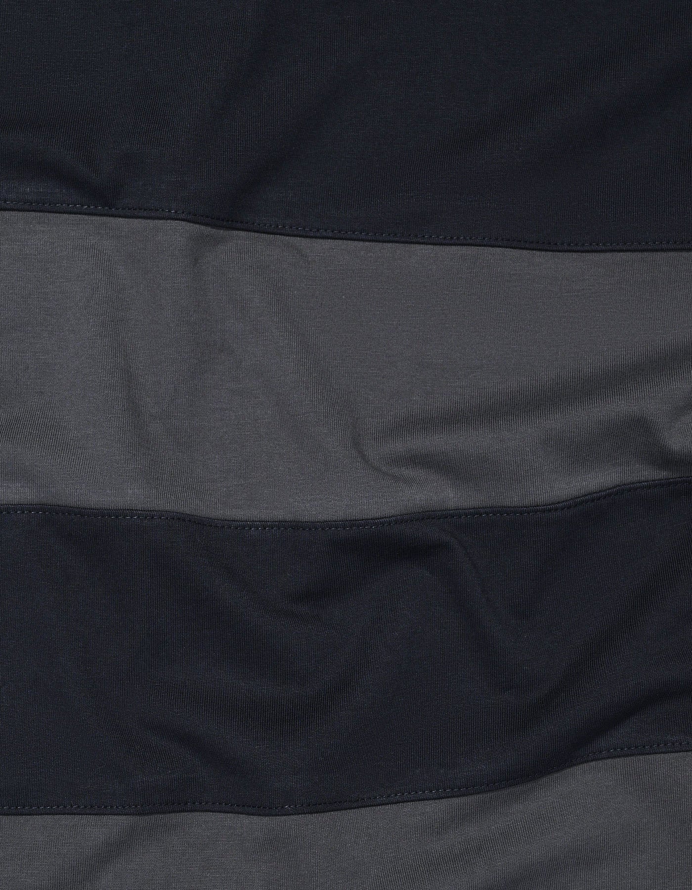 Black Striped Oversized Rugby Shirt