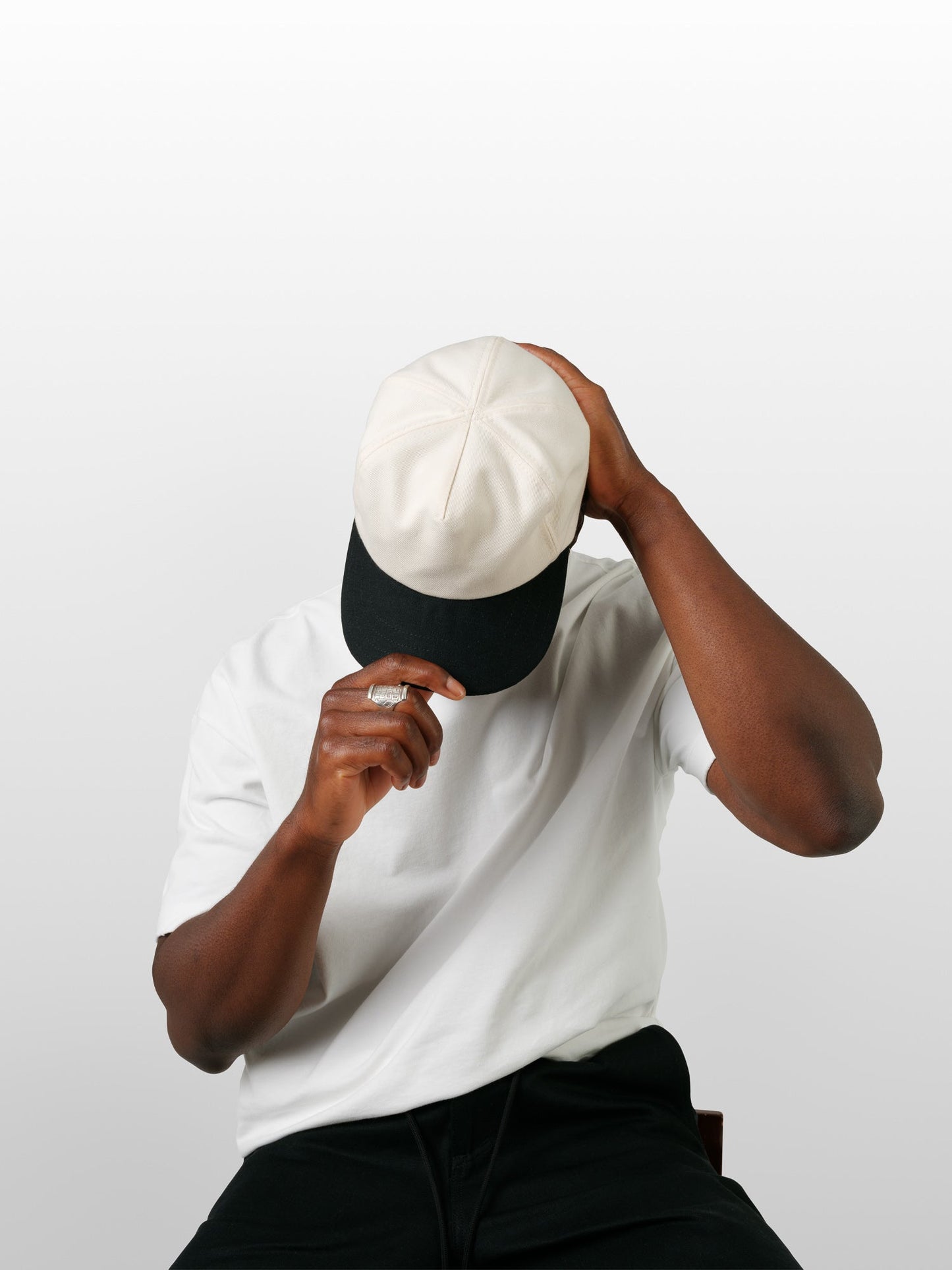 CAP 002 x The Long Shot Exp. - Black / Ecru