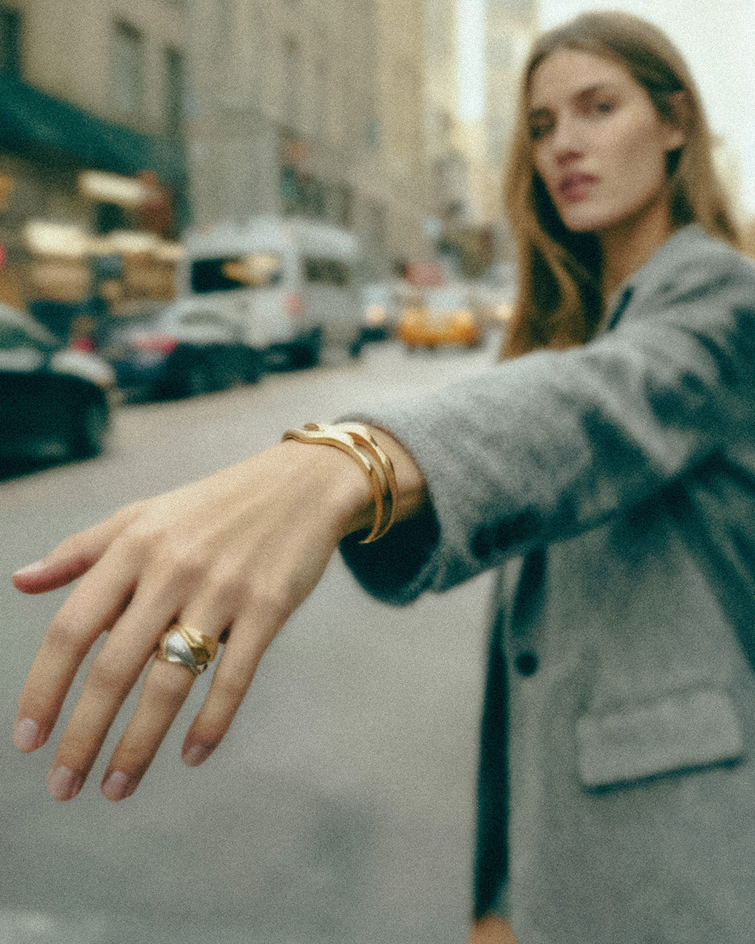 Seren Double Ring | Mixed Materials