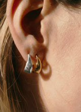 Seren Small Hoops | Gold Vermeil