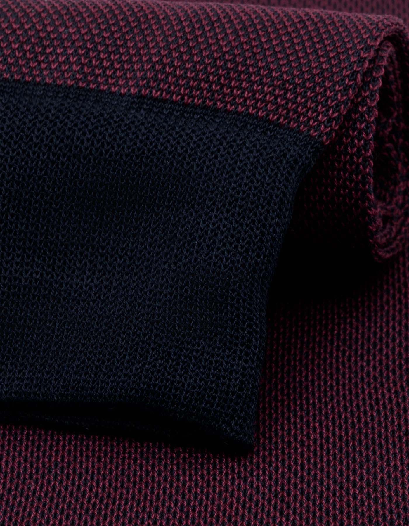 Maroon Birds Eye Cotton Socks
