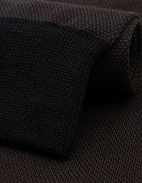 Dark Brown Birds Eye Patterned Socks