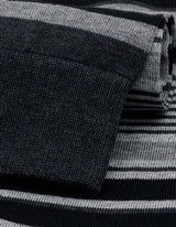 Grey and Black Multi Stripe Socks