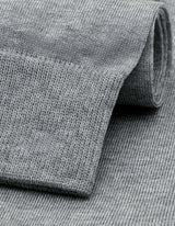 Grey Plain Premium Cotton Socks