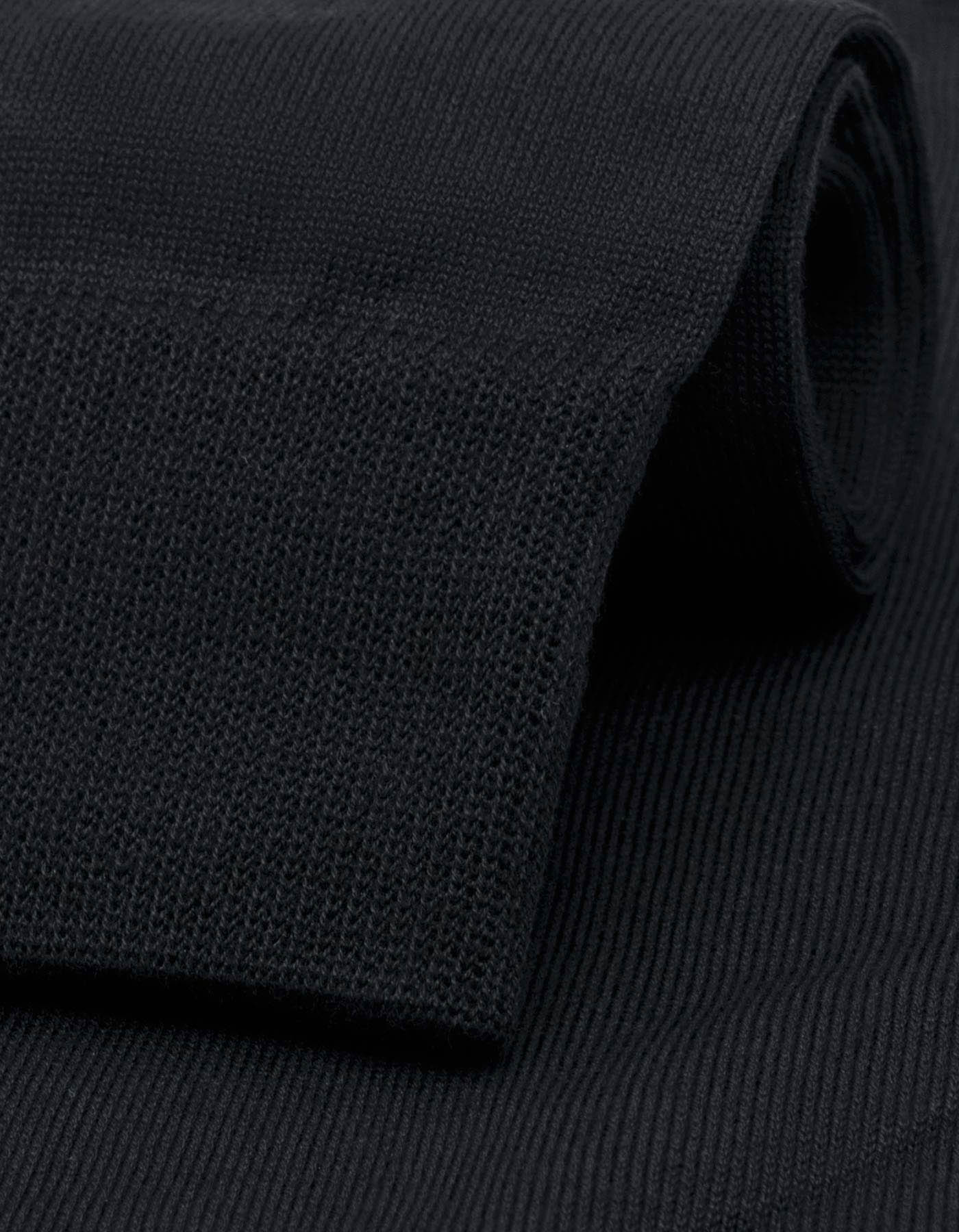 Premium Plain Black Cotton Socks