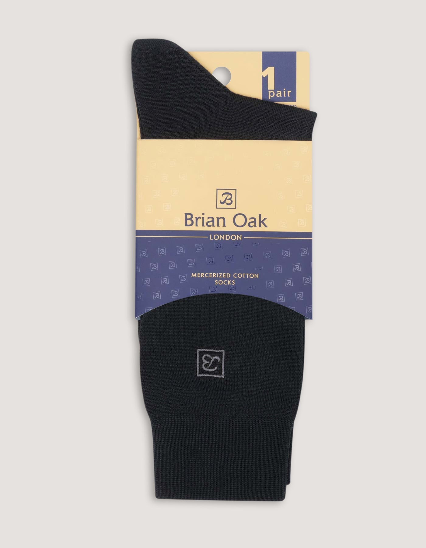 Premium Plain Black Cotton Socks