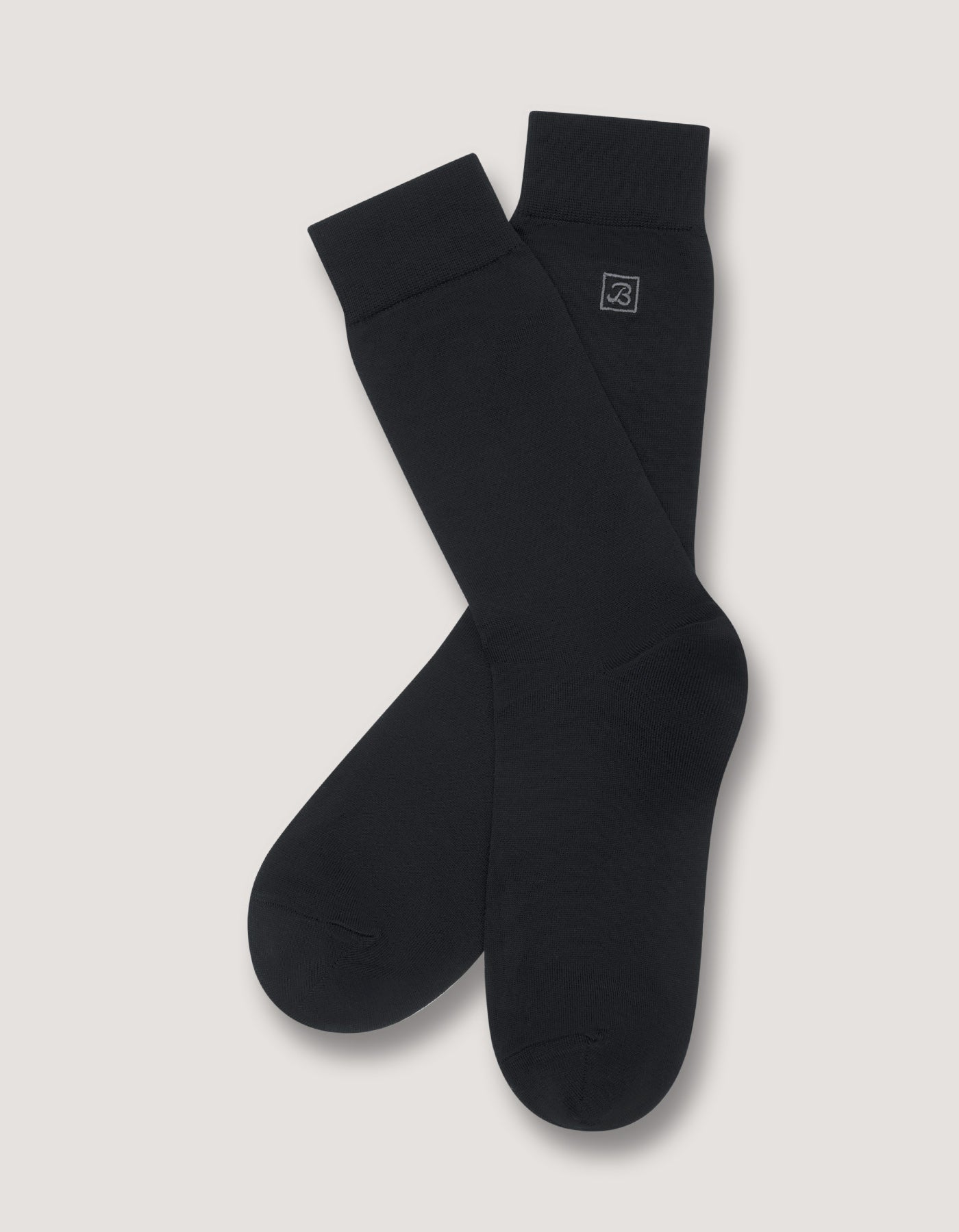 Premium Plain Black Cotton Socks