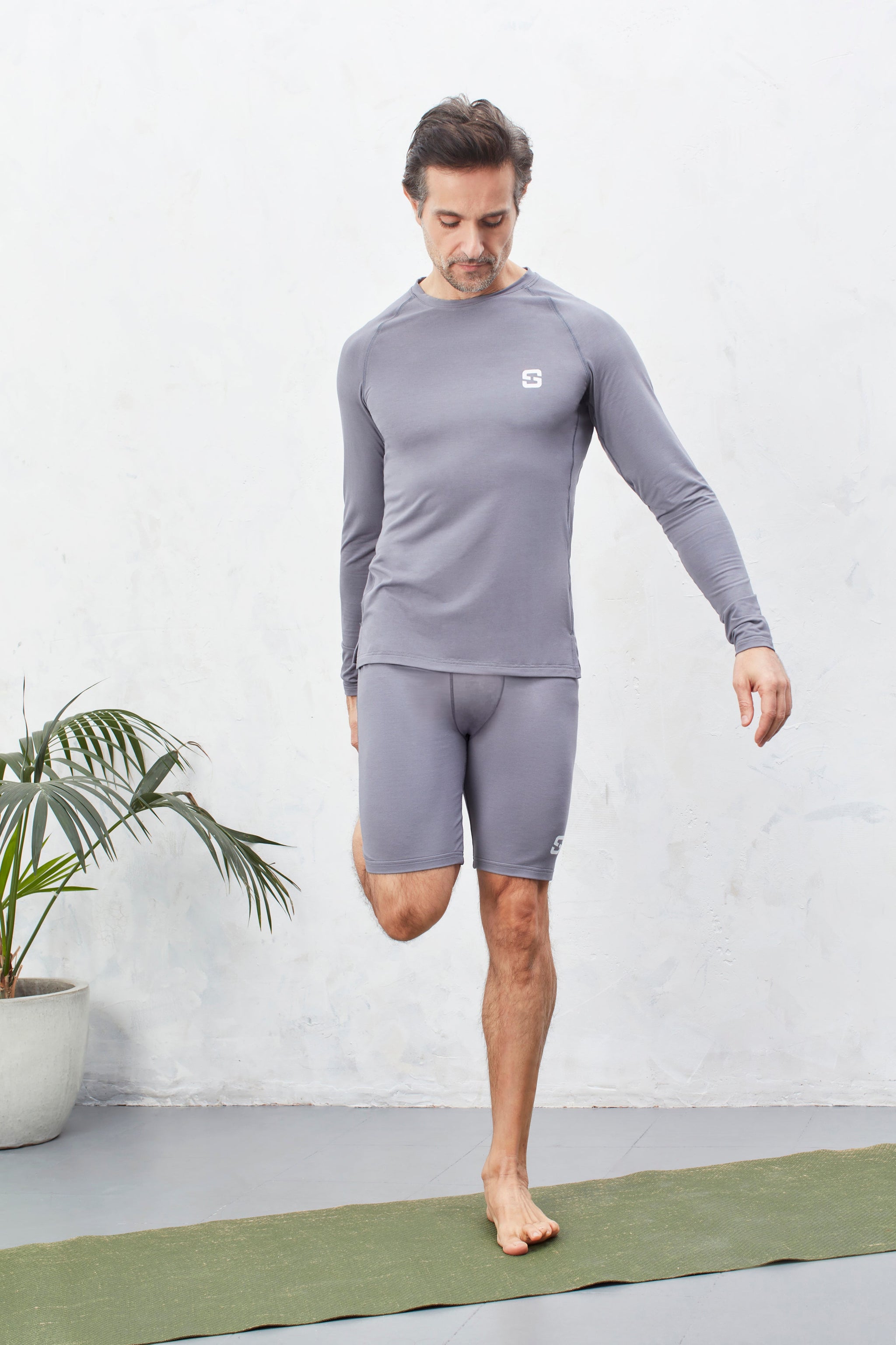 Long Sleeve Top - Pearl Grey