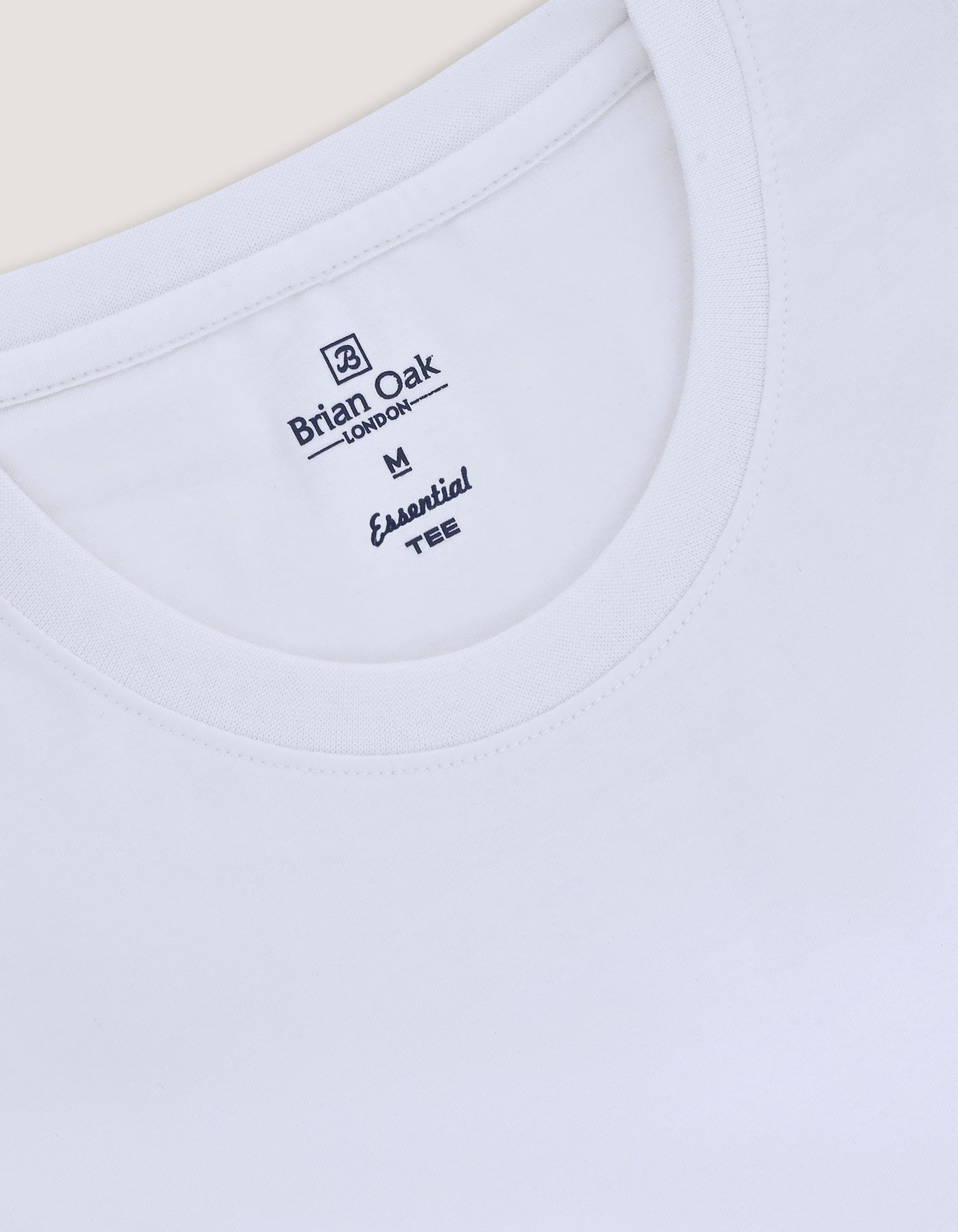 White Plain Cotton T-Shirt