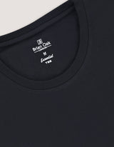 Black Plain Cotton T-Shirt