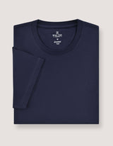 Navy Plain Cotton T-Shirt