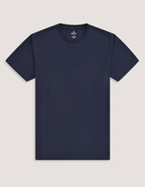 Navy Plain Cotton T-Shirt