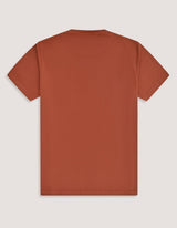 Rust Plain Cotton T-Shirt