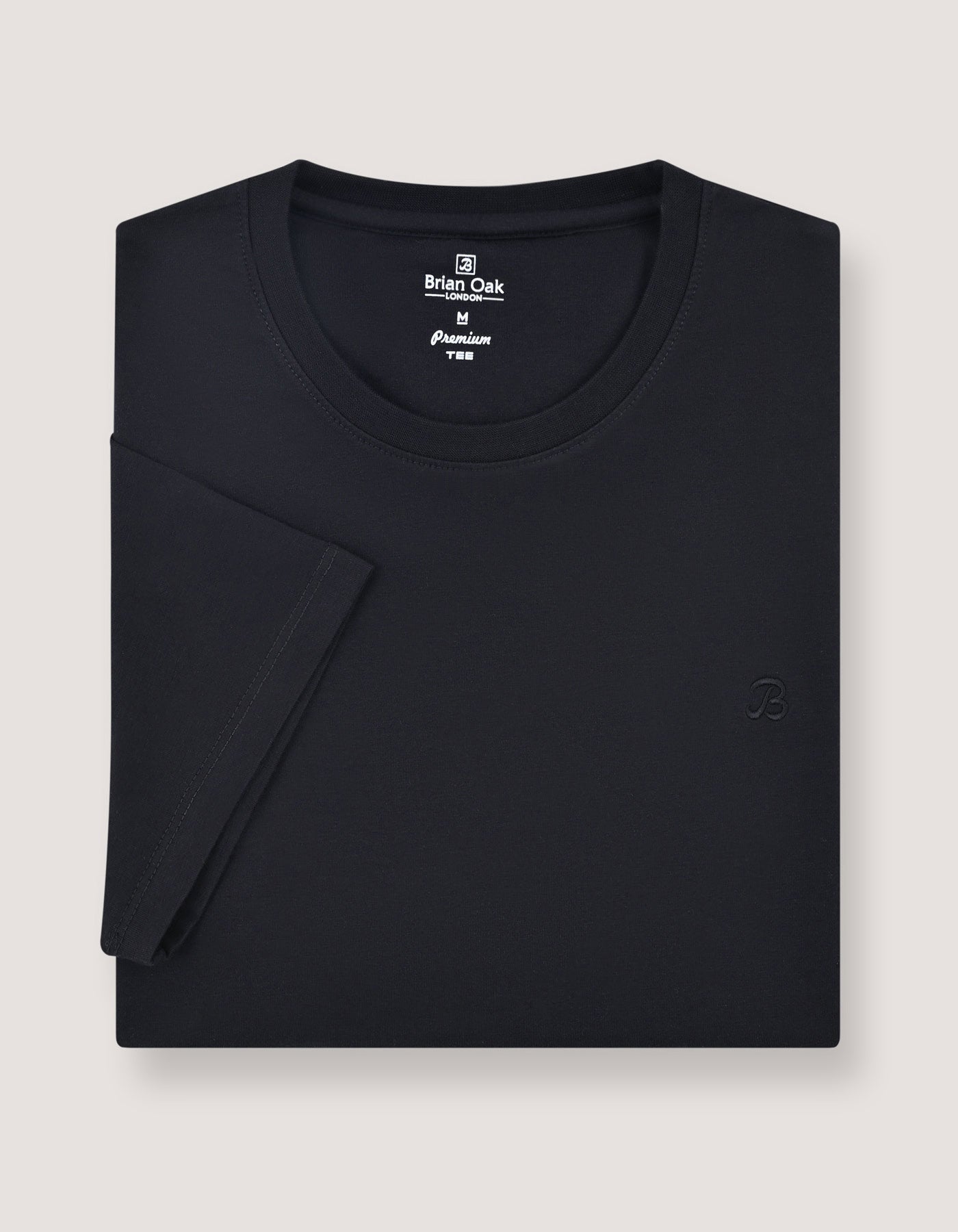 Premium Cotton T-Shirt - Black