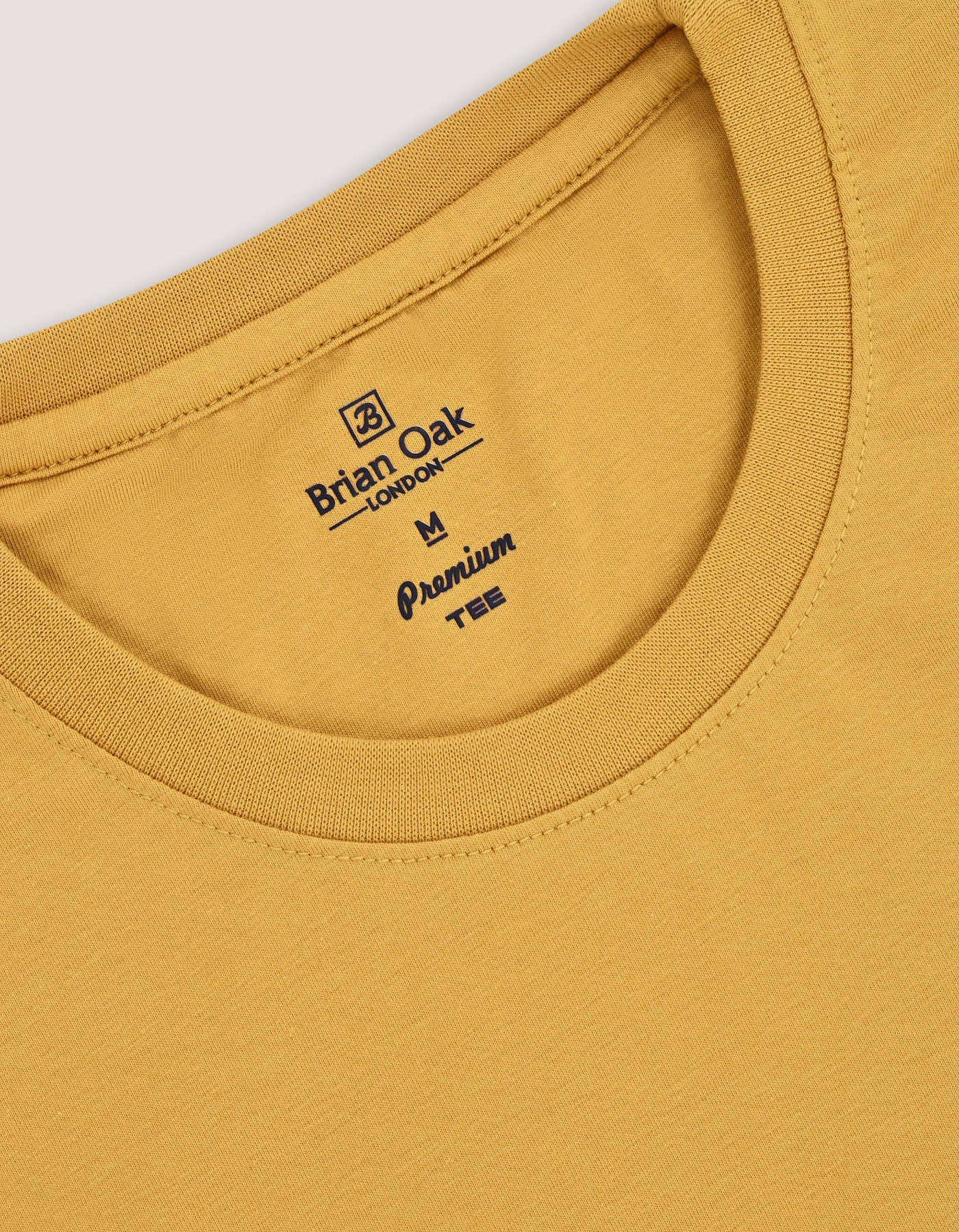 Premium Plain Mustard T-Shirt