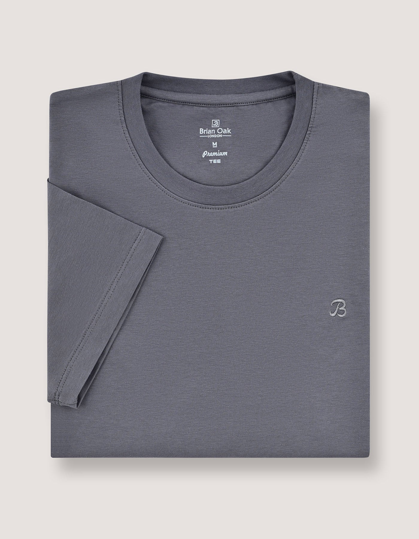 Premium Cotton Charcoal T-Shirt