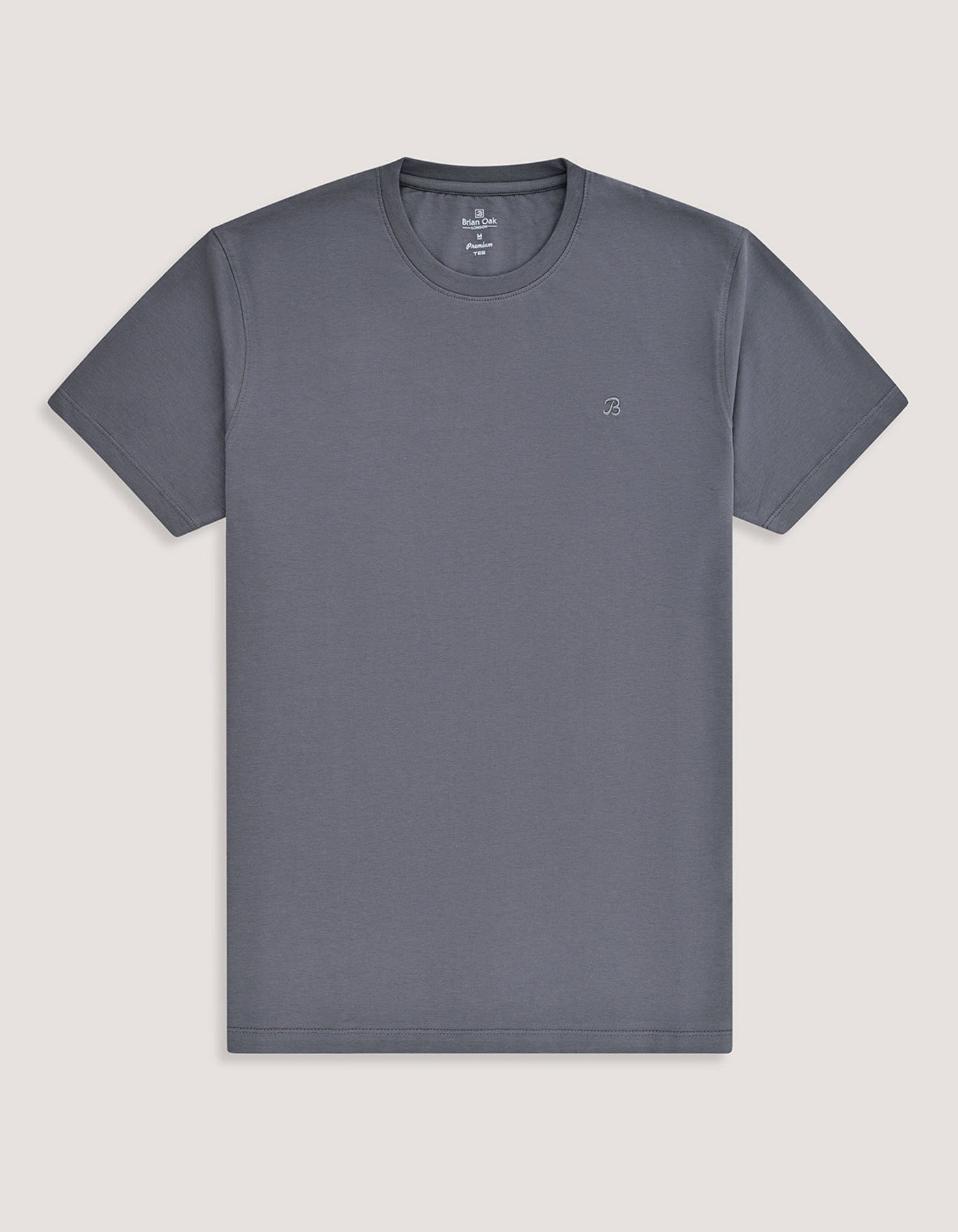Premium Cotton Charcoal T-Shirt
