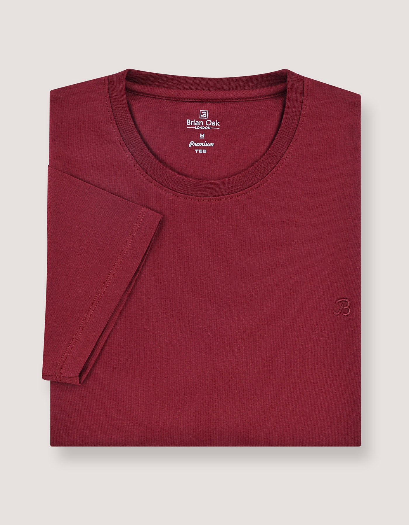 Maroon Premium Cotton Tee