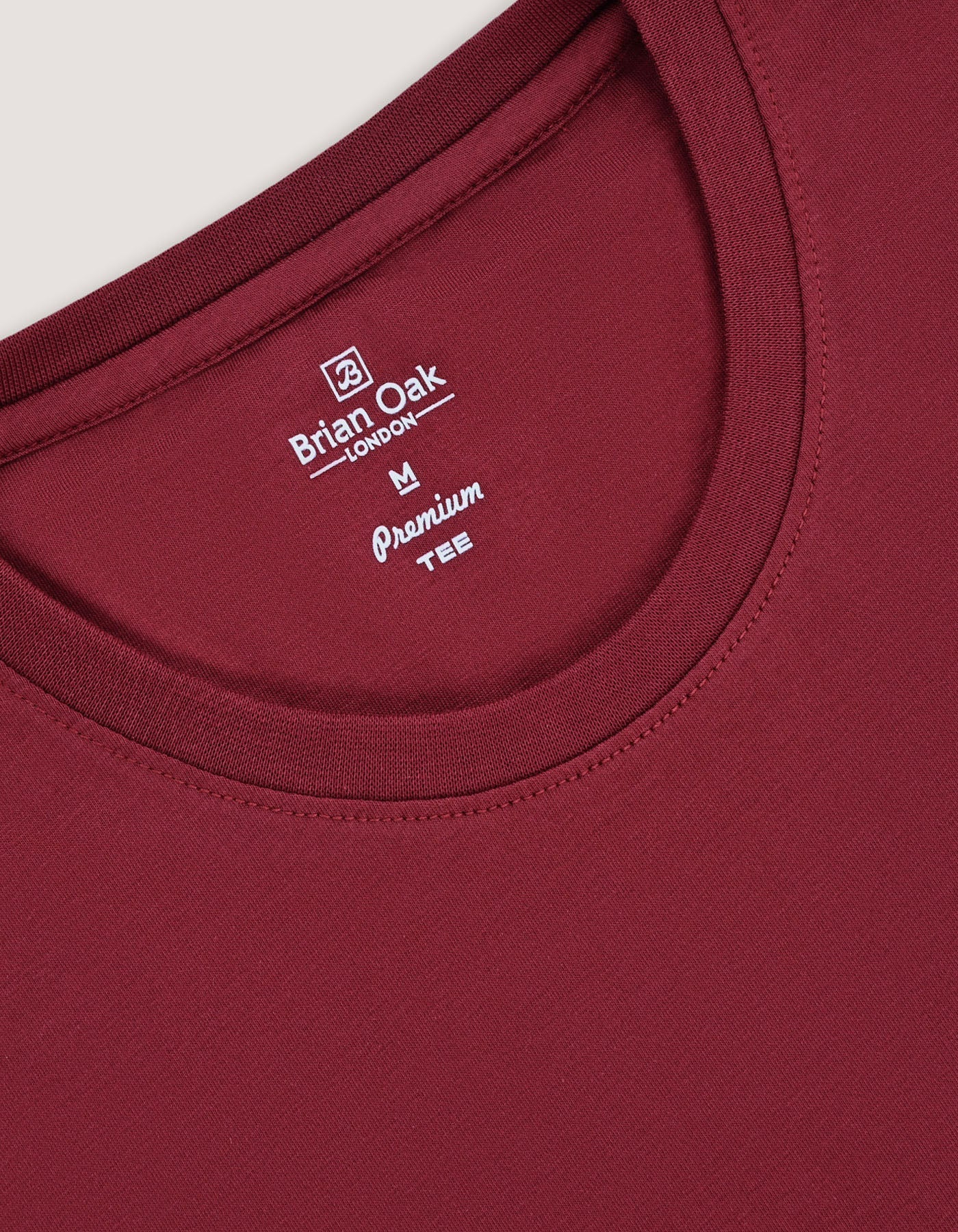 Maroon Premium Cotton Tee