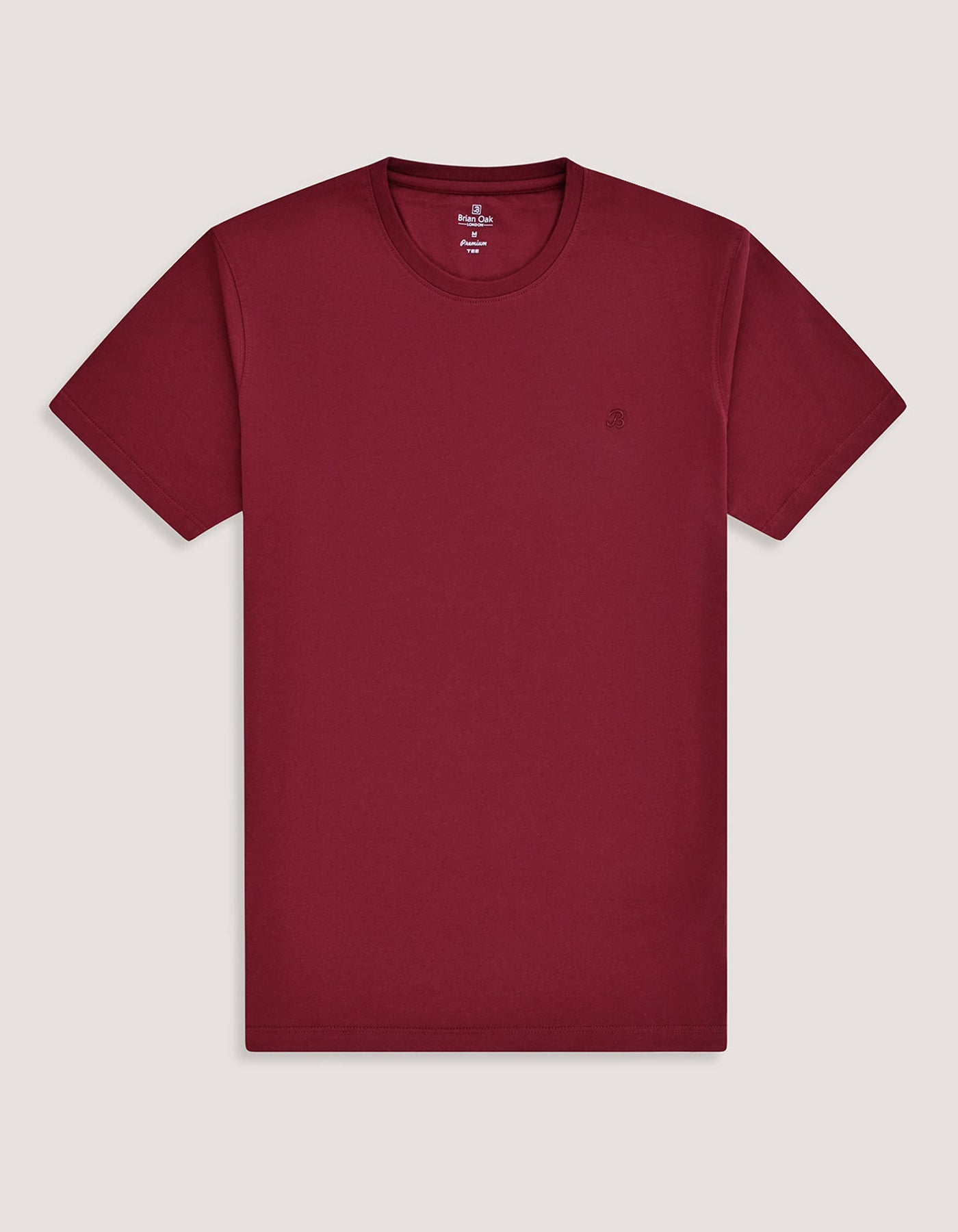 Maroon Premium Cotton Tee