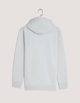 Off White Fleece Pullover Hoodie