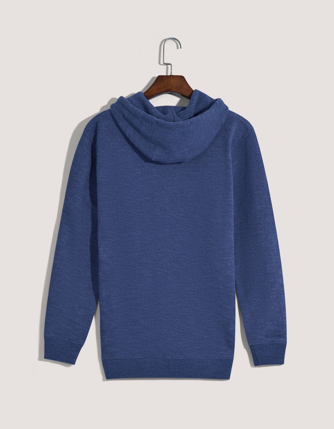 Navy Textured Pullover Nantucket Hoodie