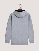 Heather Grey Pullover Fleece Hoodie