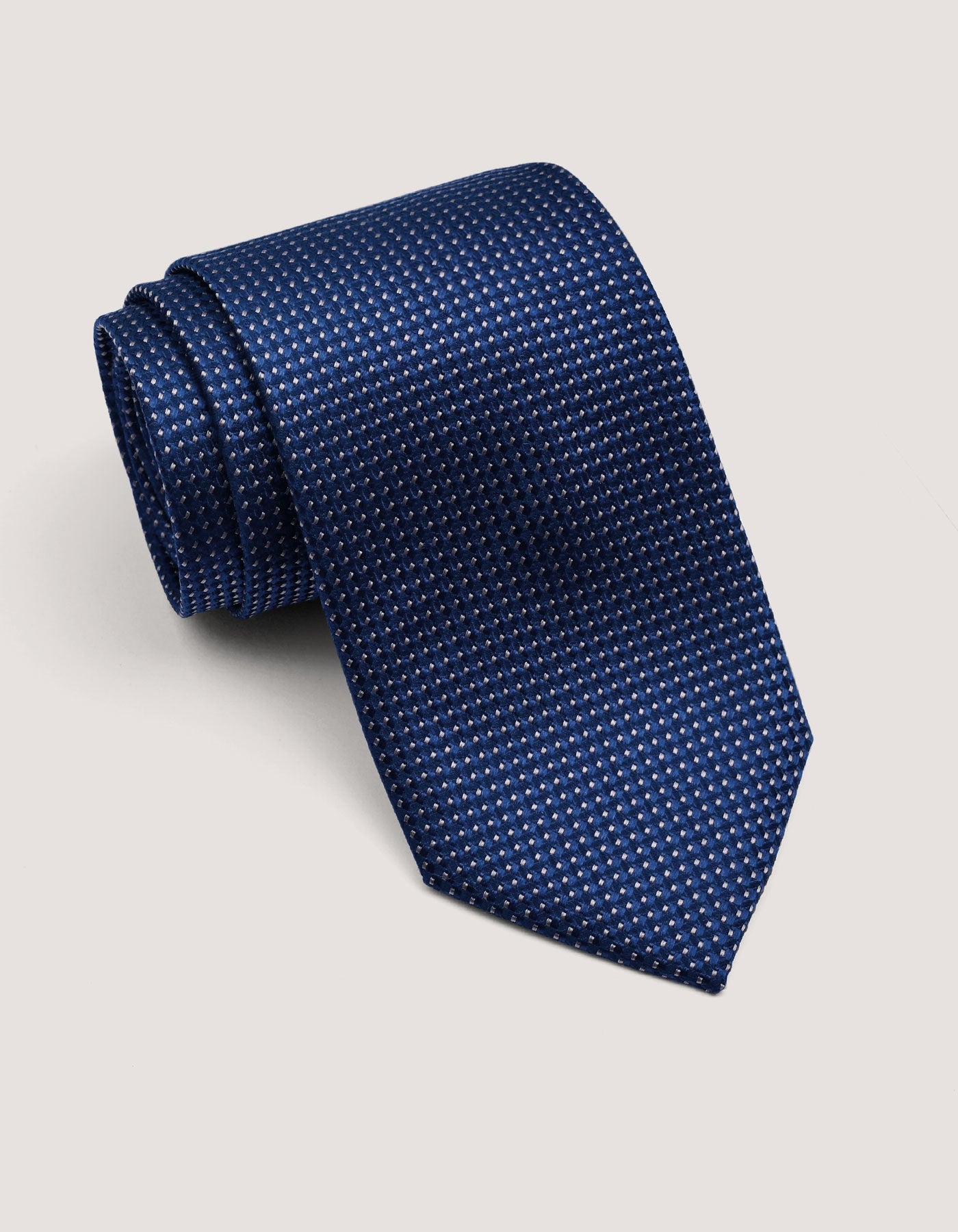 Brass Dotted Classic Silk Tie