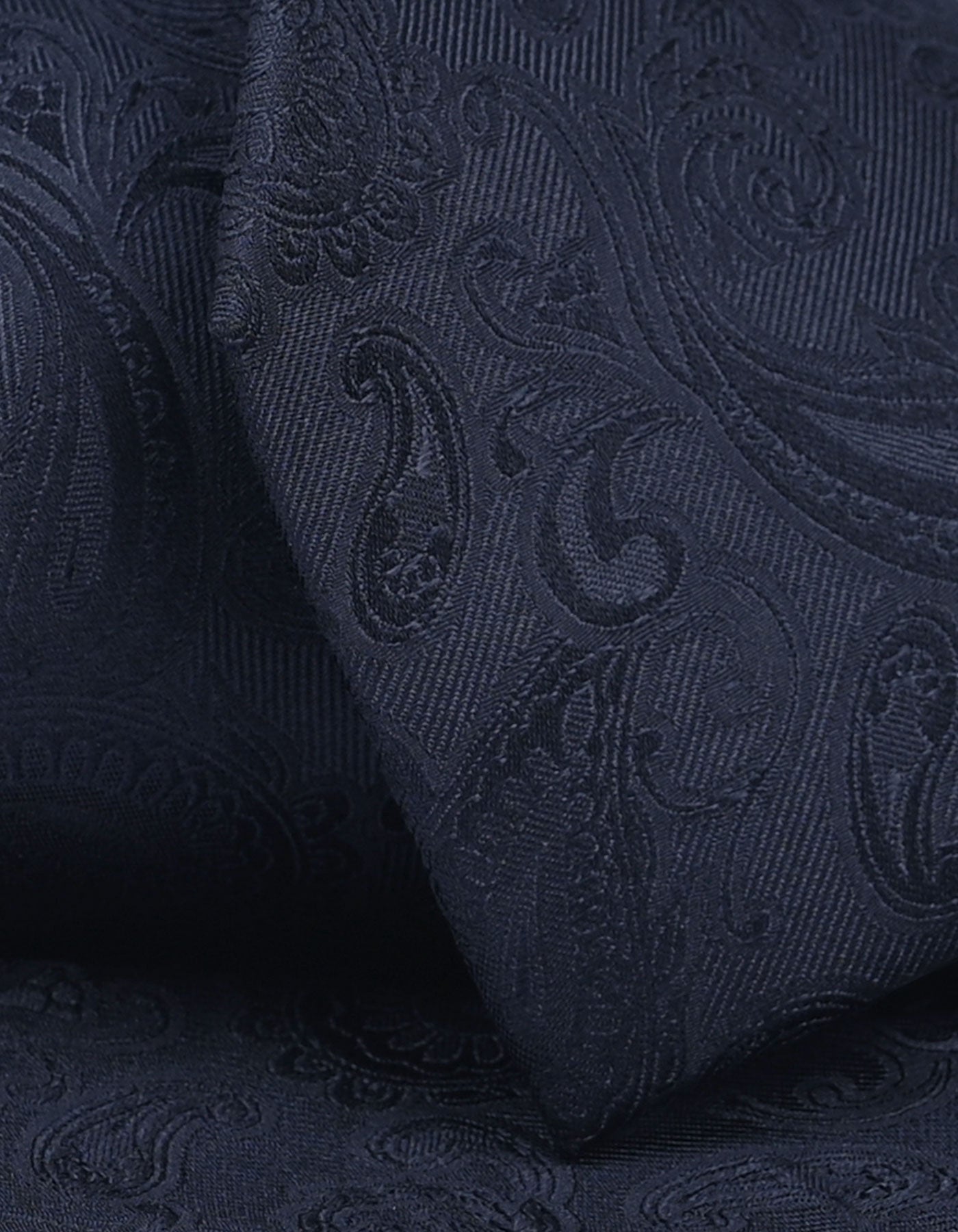 Black Paisley Silk Tie