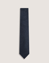 Black Paisley Silk Tie