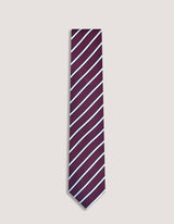 Maroon Regimental Silk Tie