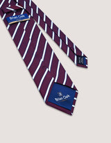 Maroon Regimental Silk Tie