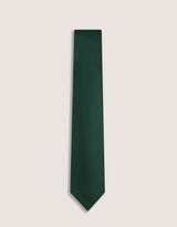 Textured Silk Tie – Forest Green