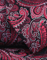 Red Paisley Silk Tie