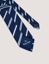Blue Striped Silk Tie