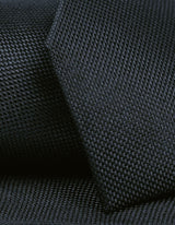 Black Self Printed Silk Tie