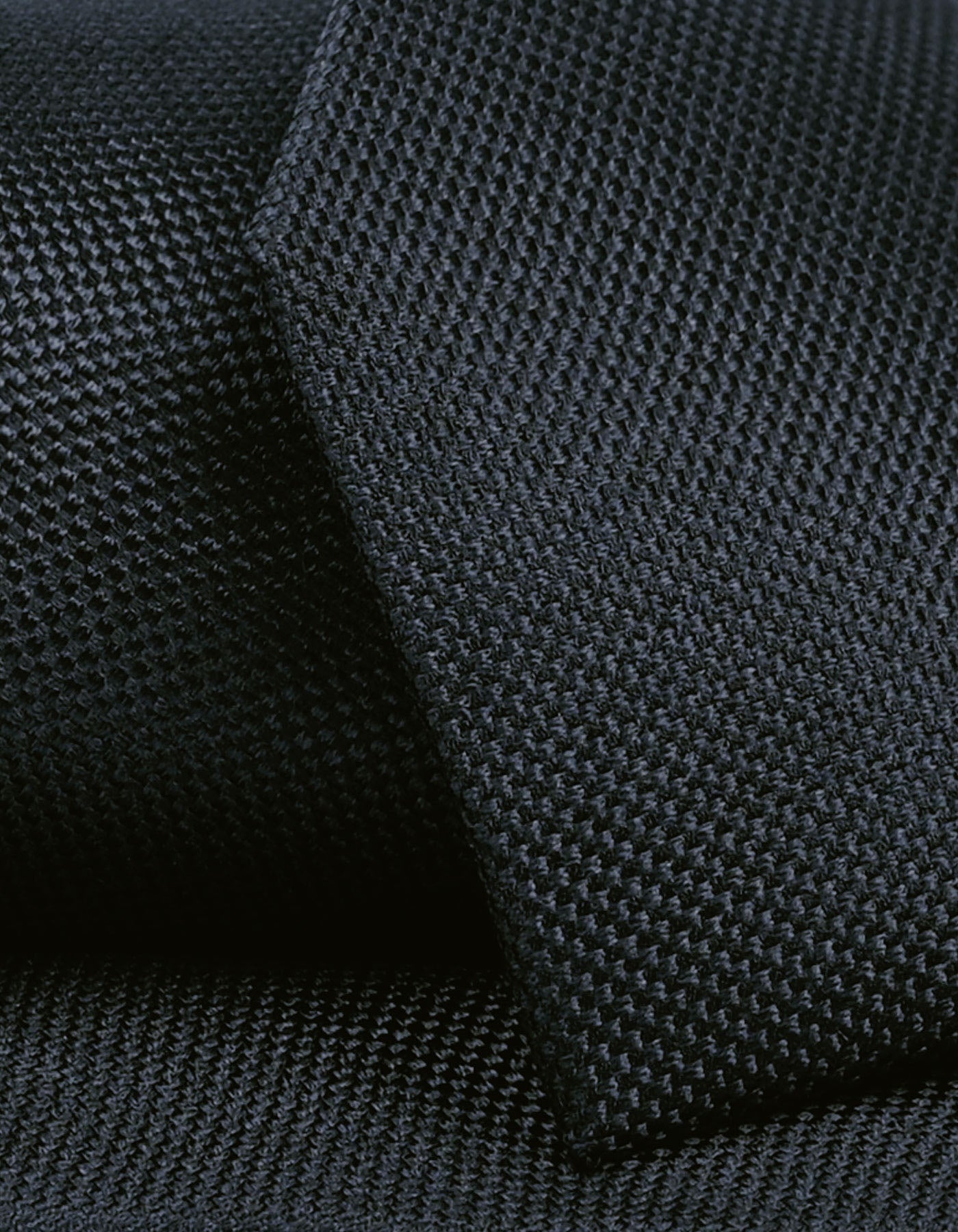 Black Self Printed Silk Tie