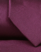 Self Printed Burgundy Silk Tie