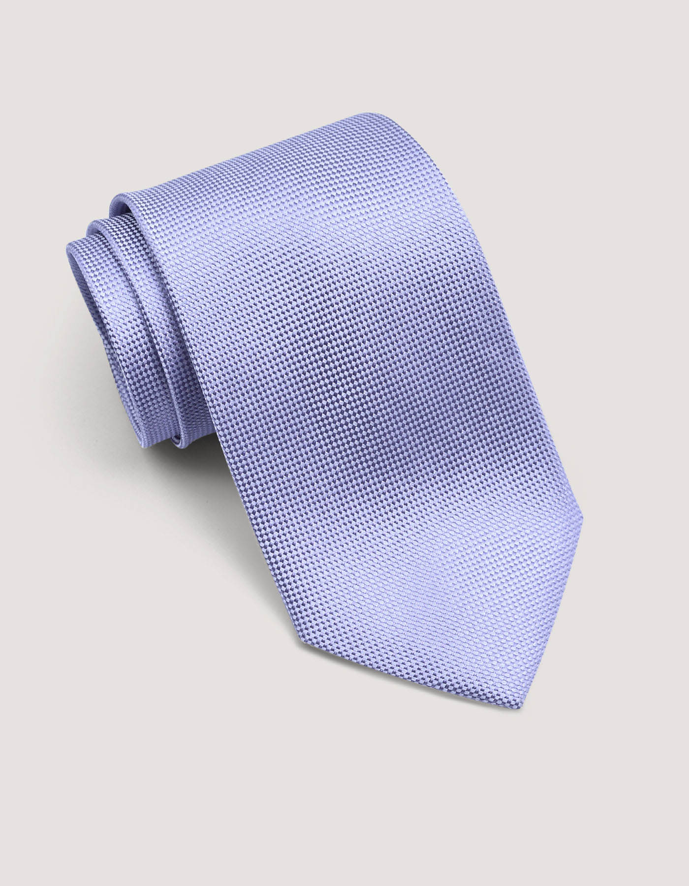 Lilac Silk Self Print Tie