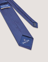 Candy Pink Polka Dot Microfiber Tie
