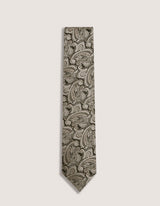 Bronze Paisley Silk Tie