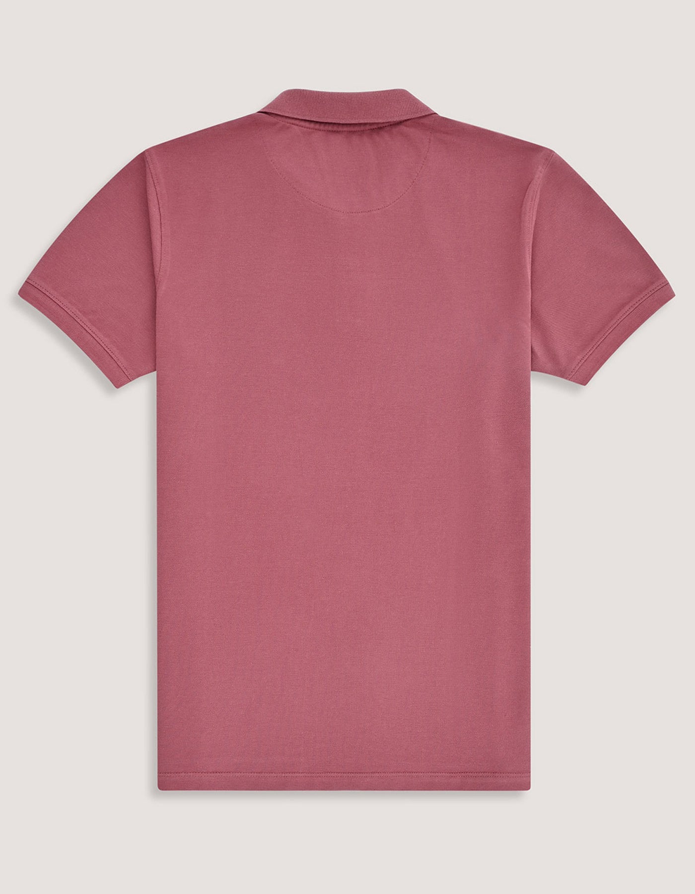 Plain Pique Polo - Warm Pink